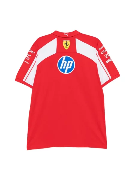 Koszulka polo Puma czerwona