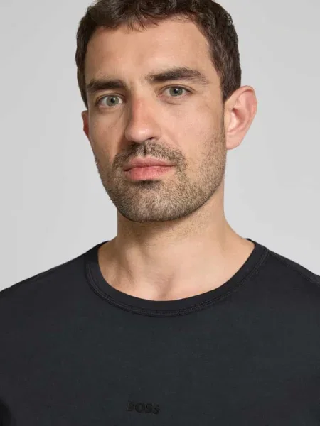 T-shirt z nadrukiem z logo model ‘Tokks’ czarna