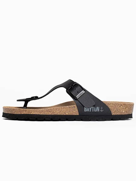 Bayton Flip-flops Mercure gri bazalt negru
