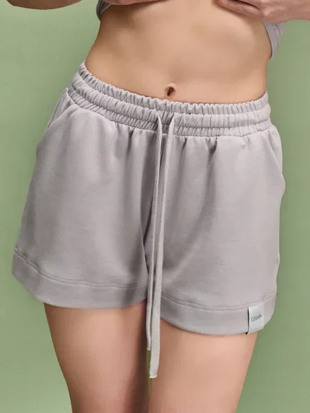 Повсякденні шорти Leinle NUA ліоцелл/поліестер/еластан сірий