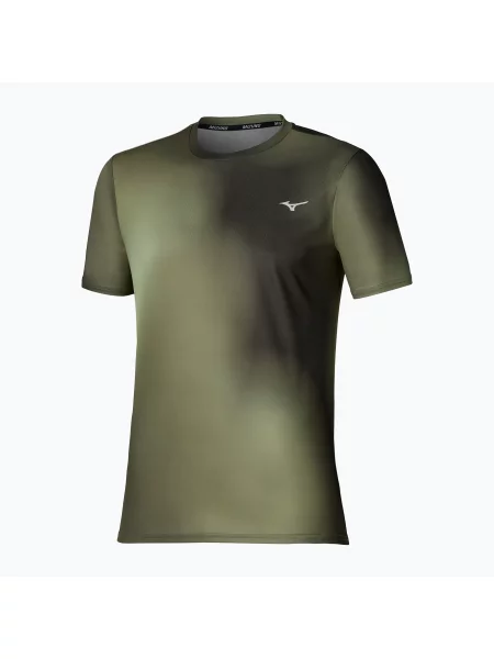 Tricou de alergare pentru bărbați Mizuno Core Graphic Short Sleeve forest night