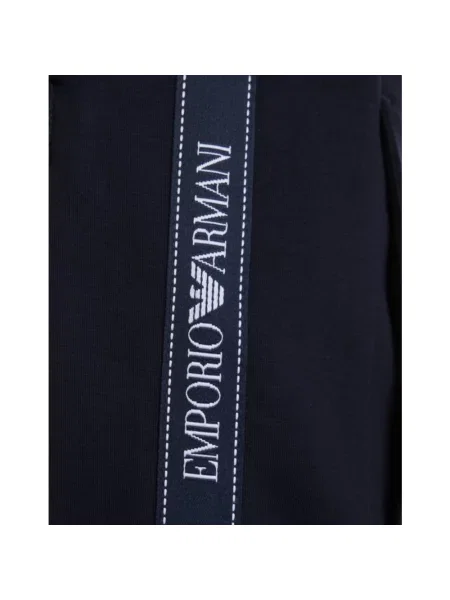Spodnie Emporio Armani niebieskie