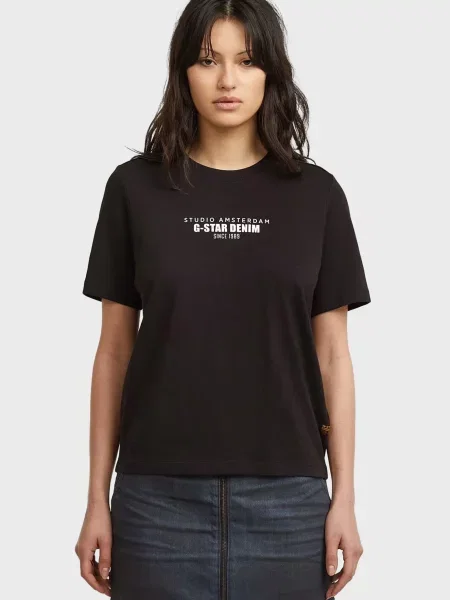 Футболка G-star Raw чорна