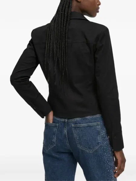 Cămașă de blugi Karl Lagerfeld Jeans negru