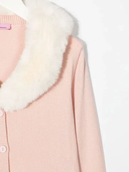 Dětské kardigan Miss Blumarine růžový