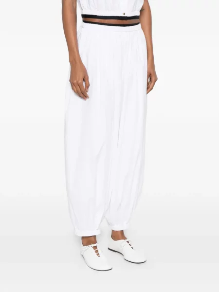 Pantaloni Maje alb