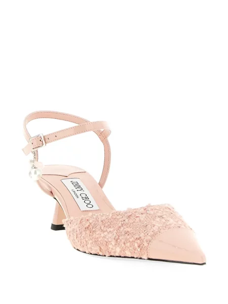 Pandantiv Jimmy Choo cu perle slingback roz
