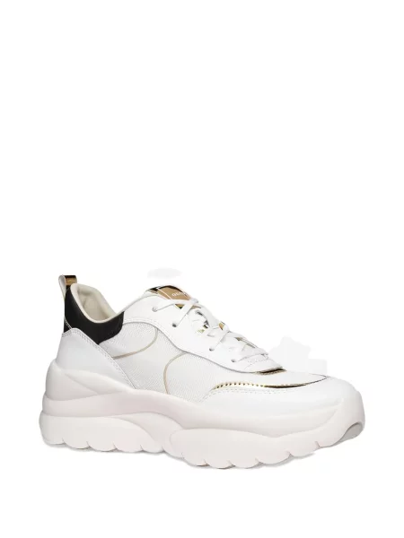 Sneakerși Geox plasă alb
