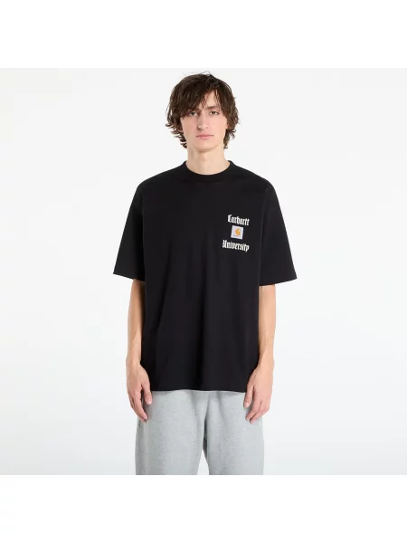 Tričko Carhartt WIP S/S Schooling Heart T-Shirt UNISEX Black XS černé