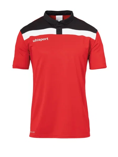 UHLSPORT Funkcionalna majica rdeča / črna bela