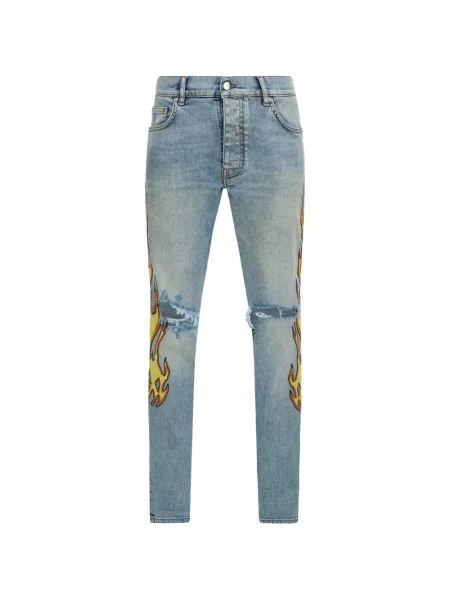 Blugi skinny Amiri skinny fit albastru