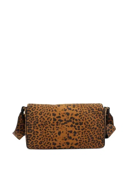 Geantă Pinko cu imagine cu model leopard maro