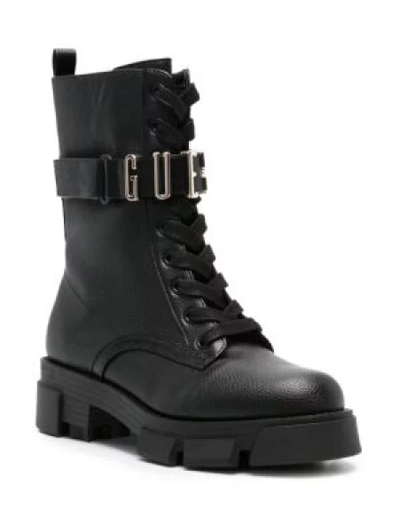 Botine Guess cu autograf negru