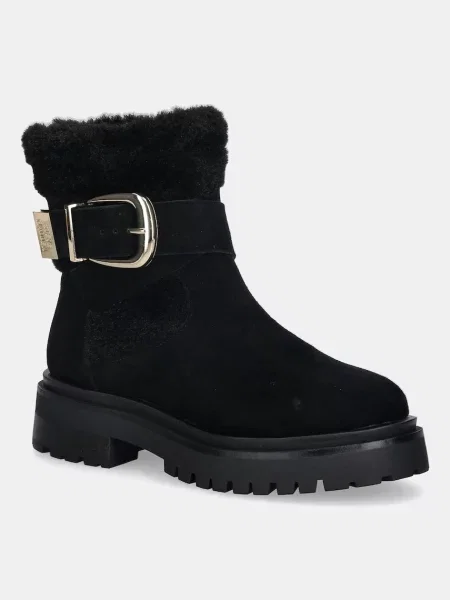 Παιδικές μπότες σουέτ Steve Madden Lodge γυναικείες μαύρο