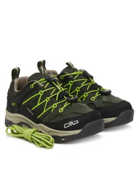 CMP Bakancs Kids Rigel Low Trekking Wp zöld