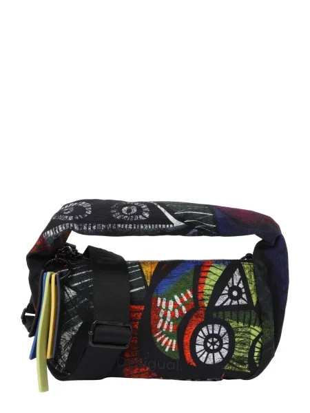 Desigual Kabelka MALAGA SCOTT modrá / oranžová / čierna biela
