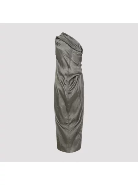 Sukienka Rick Owens brązowa