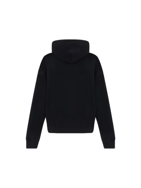 Bluza z kapturem Off-white z okrągłym dekoltem biała