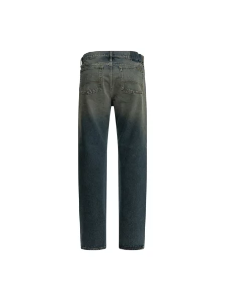 Jeansy straight leg Golden Goose niebieskie