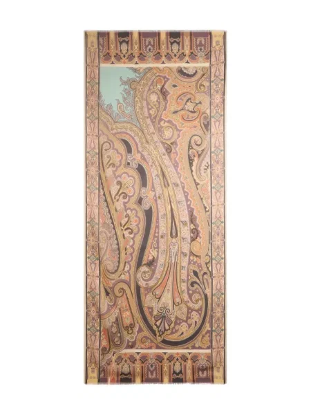 Fular Etro de mătase cu imagine cu model paisley
