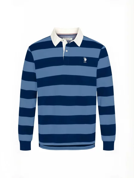 U.S. POLO ASSN. Cămașă UMTarik deschis albastru