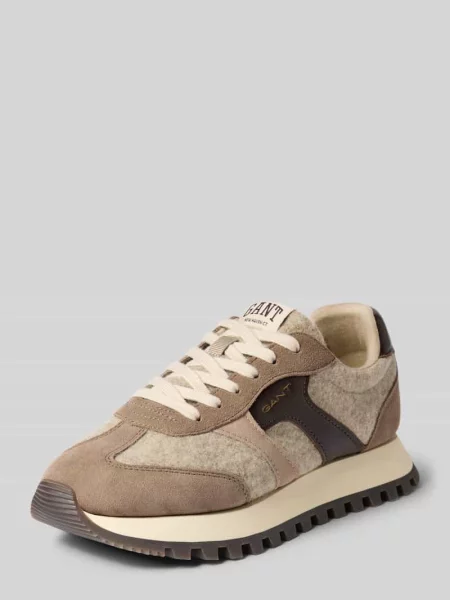 Sneakersy z mieszanki skóry model Caffay' Gant beżowe