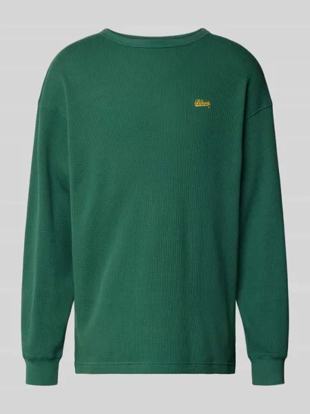 Longsleeve z wyszywanym logo Blkvis