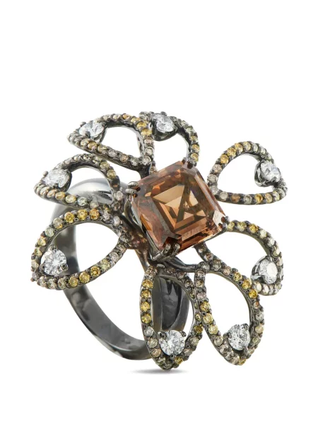 Cocktail diamant inel Lb Exclusive negru