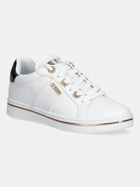 Sneakerși Guess alb