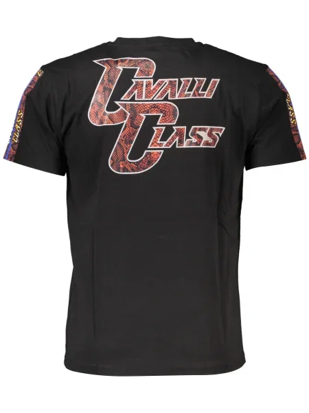 Tricou Cavalli Class scurt negru