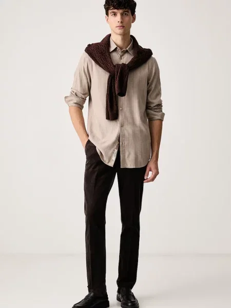 Hackett London штани chinos вельветові