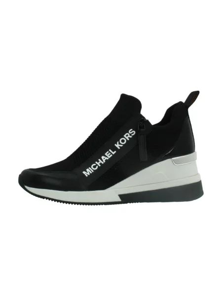 Sneakersy Michael Kors na koturnie czarne