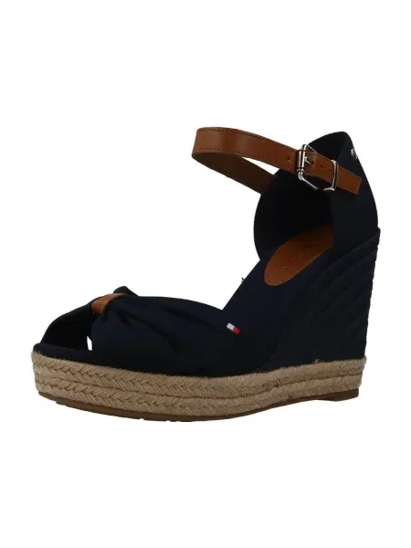 Pantofi Tommy Hilfiger cu vârf deschis albastru