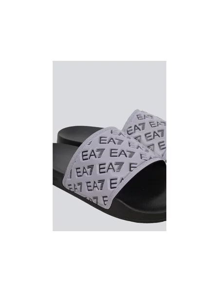 Šľapky Emporio Armani Ea7 sivá