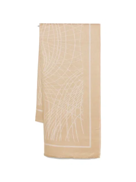 Fular Elisabetta Franchi cu imagine cu imprimeu geometric