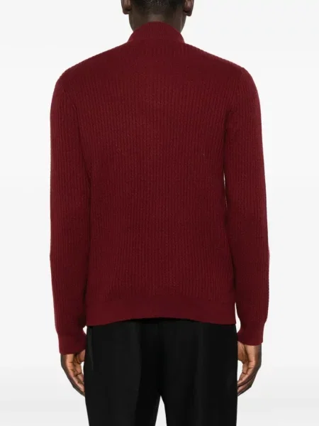 Плетена жилетка Emporio Armani червено