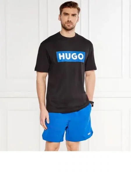 Hugo Blue Tricou Nico negru