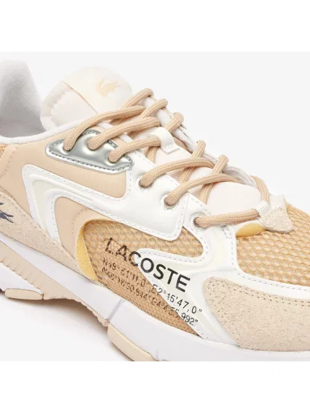 Кроссовки Lacoste бежевые