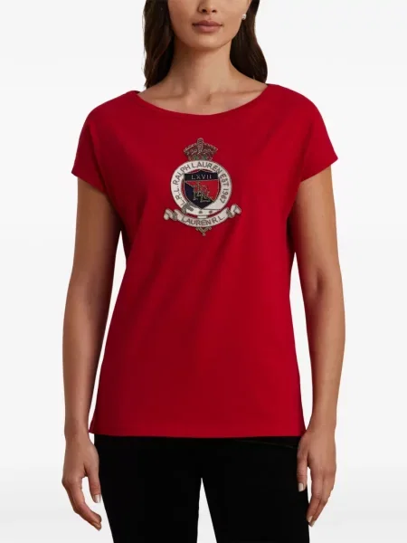 Tricou Lauren Ralph Lauren roșu