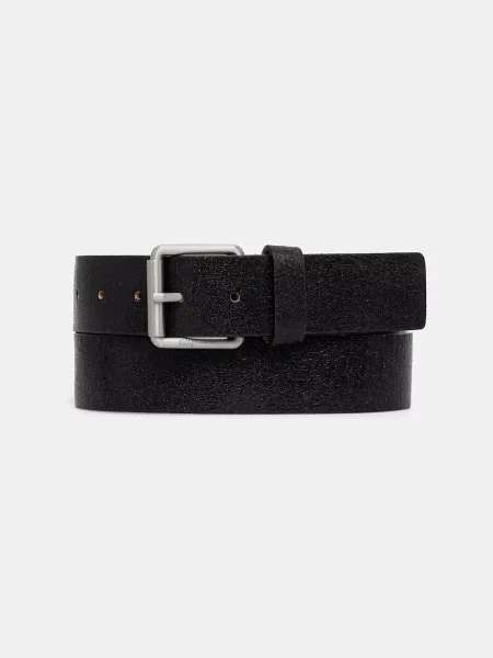 KARL LAGERFELD JEANS Curea CRACKED' negru