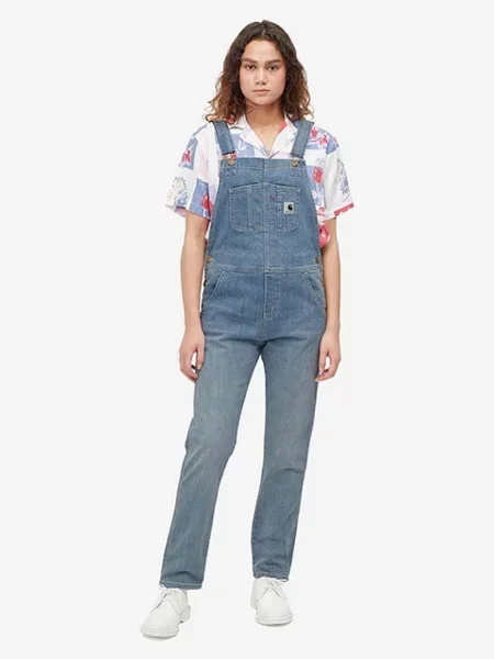 Krótki kombinezon Carhartt Wip niebieski