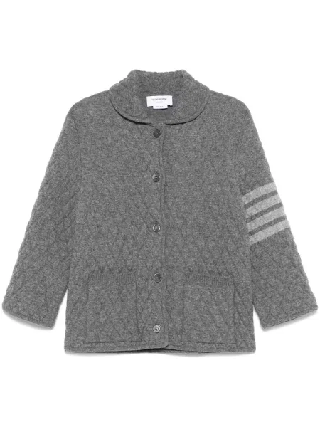 Geacă Thom Browne cu dungi gri