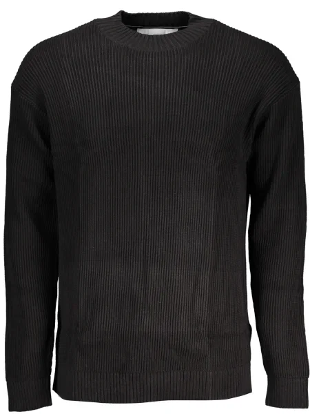 Golf sweter z golfem Calvin Klein czarny