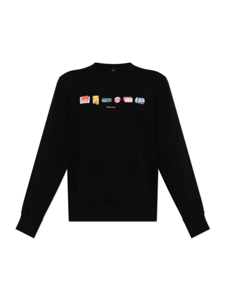 Bluza Ps By Paul Smith z nadrukiem czarna