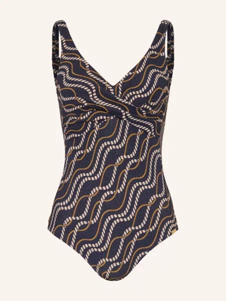 Charmline Plavky Shape Marina Luxe S Třpytivou Nití tmavě modrá tmavě žlutá béžová