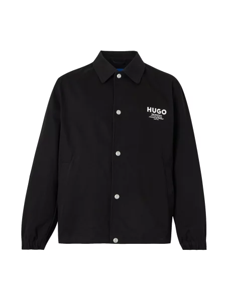 HUGO Demisezoninė striukė juoda balta