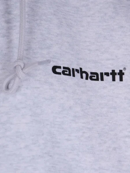 Суичър с качулка Carhartt Wip сиво