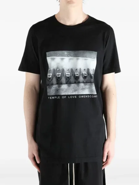 Grafic tricou Rick Owens Drkshdw negru