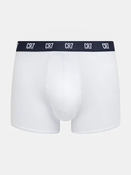 Pánske boxerky Basic Trunk 3 páry grey melange/white/navy biela