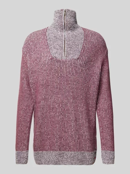 Sweter z dzianiny ze stójką Scotch & Soda